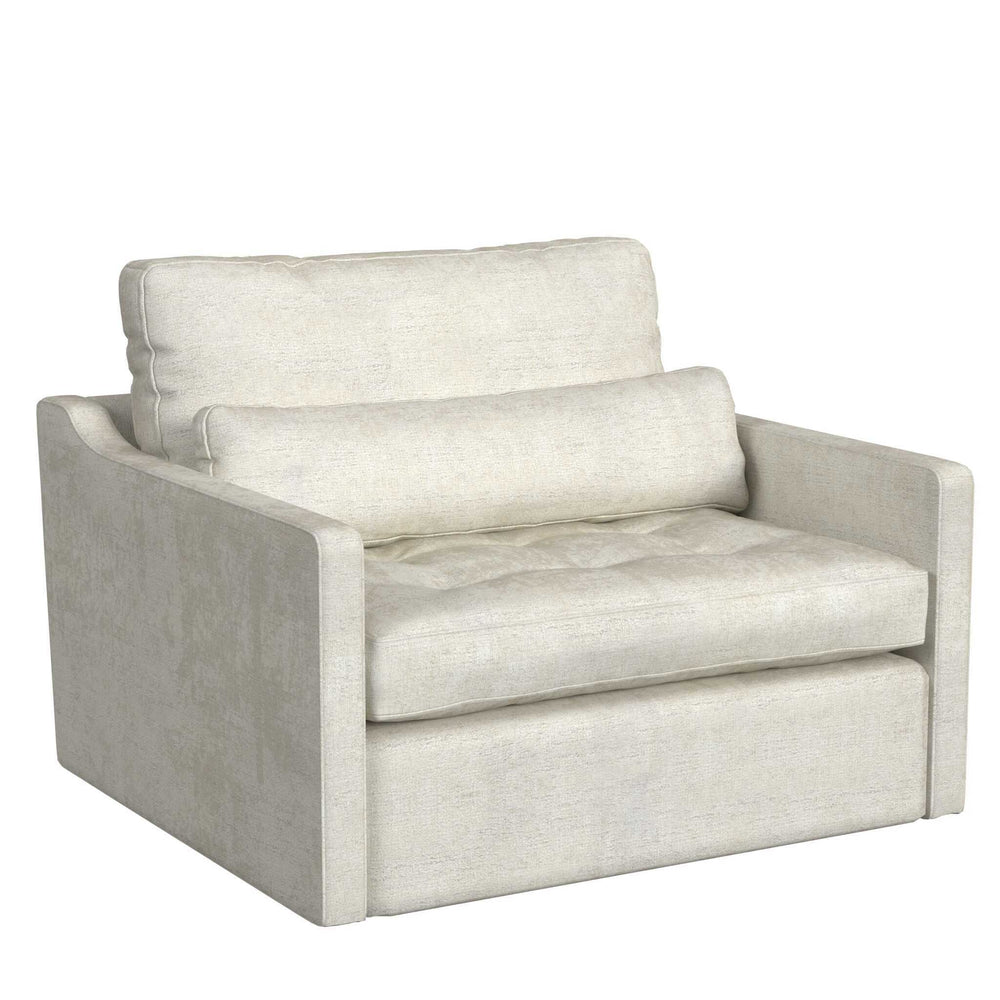Slope - Tufted Swivel Chair-And-A-Half