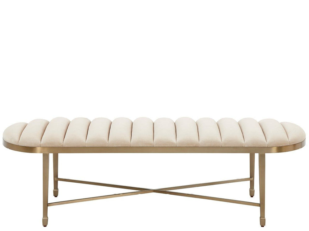 Fenwick - Bench - Beige / Dusty Bronze