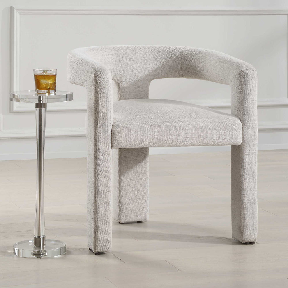 Perspective - Fabric Dining Chair - Gray