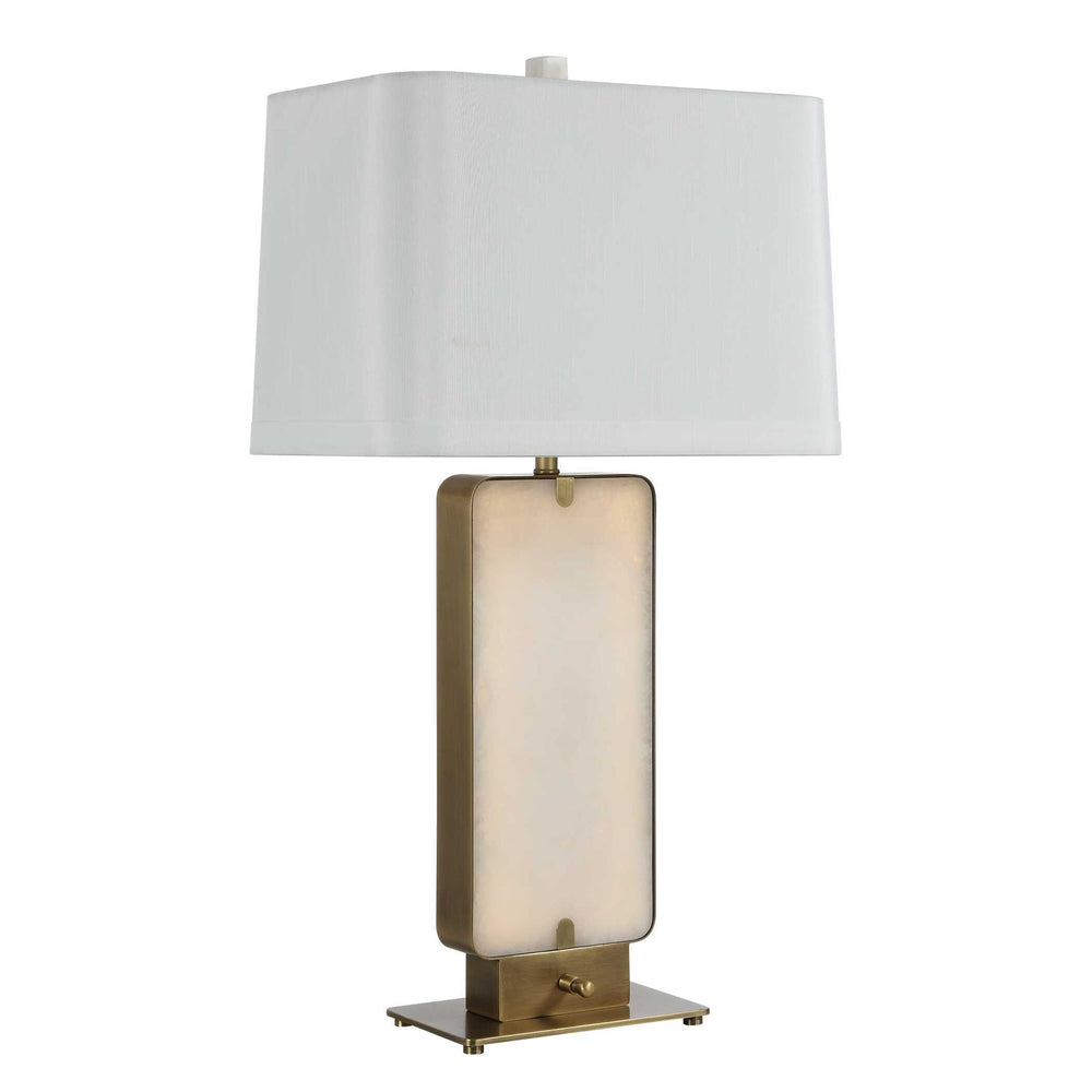 Wrapped In Light - Table Lamp - Gold / White