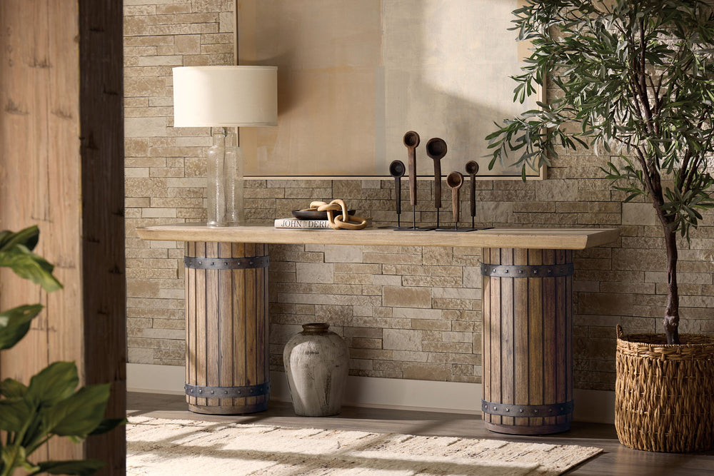 Vineyard Row - Console Table - Dark Brown
