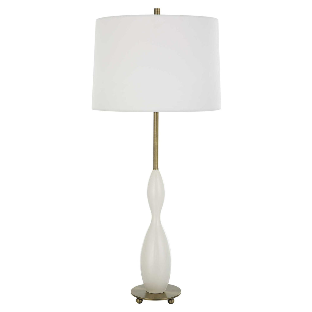 Annora - Glossy Table Lamp - White
