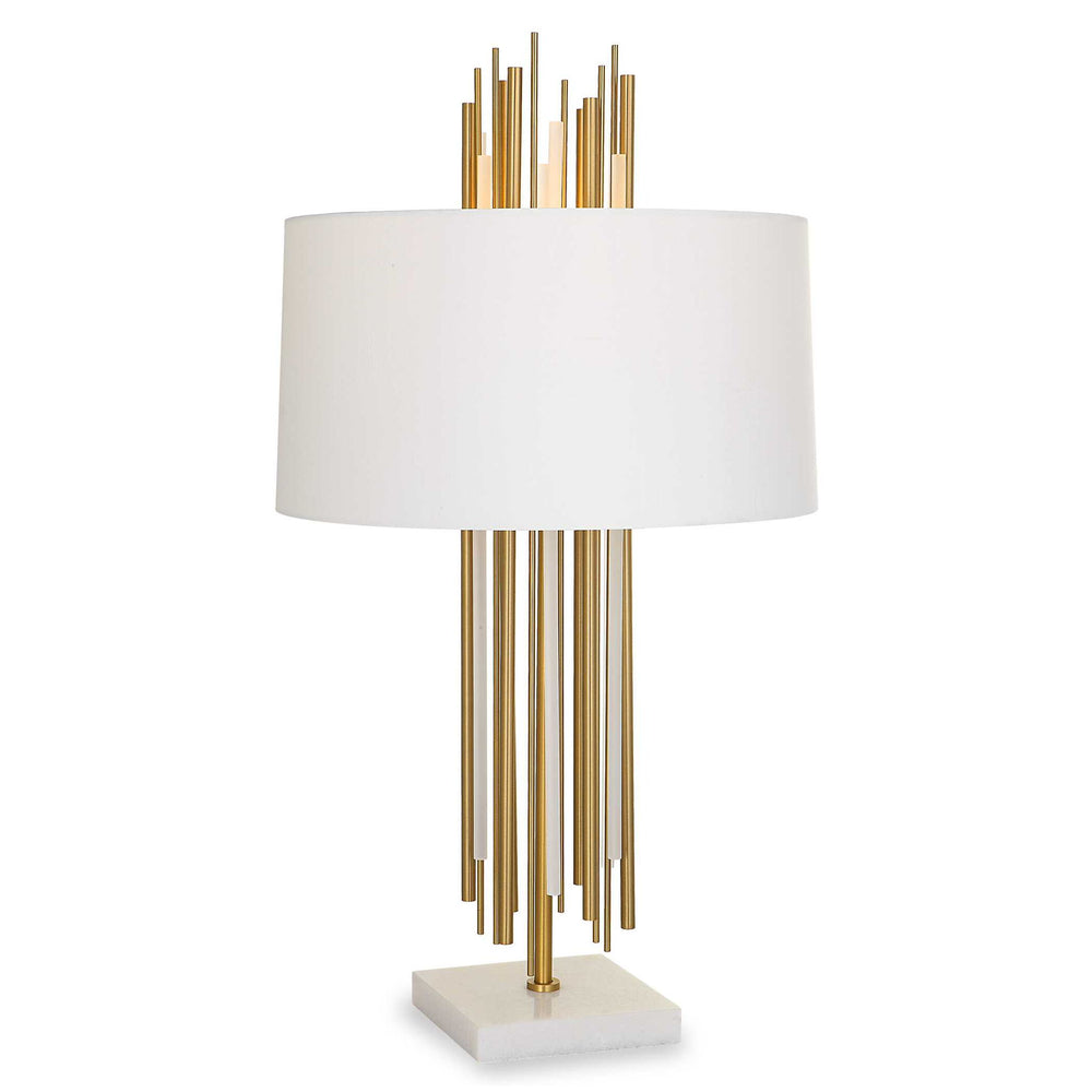 Cityscape - Table Lamp - Brass
