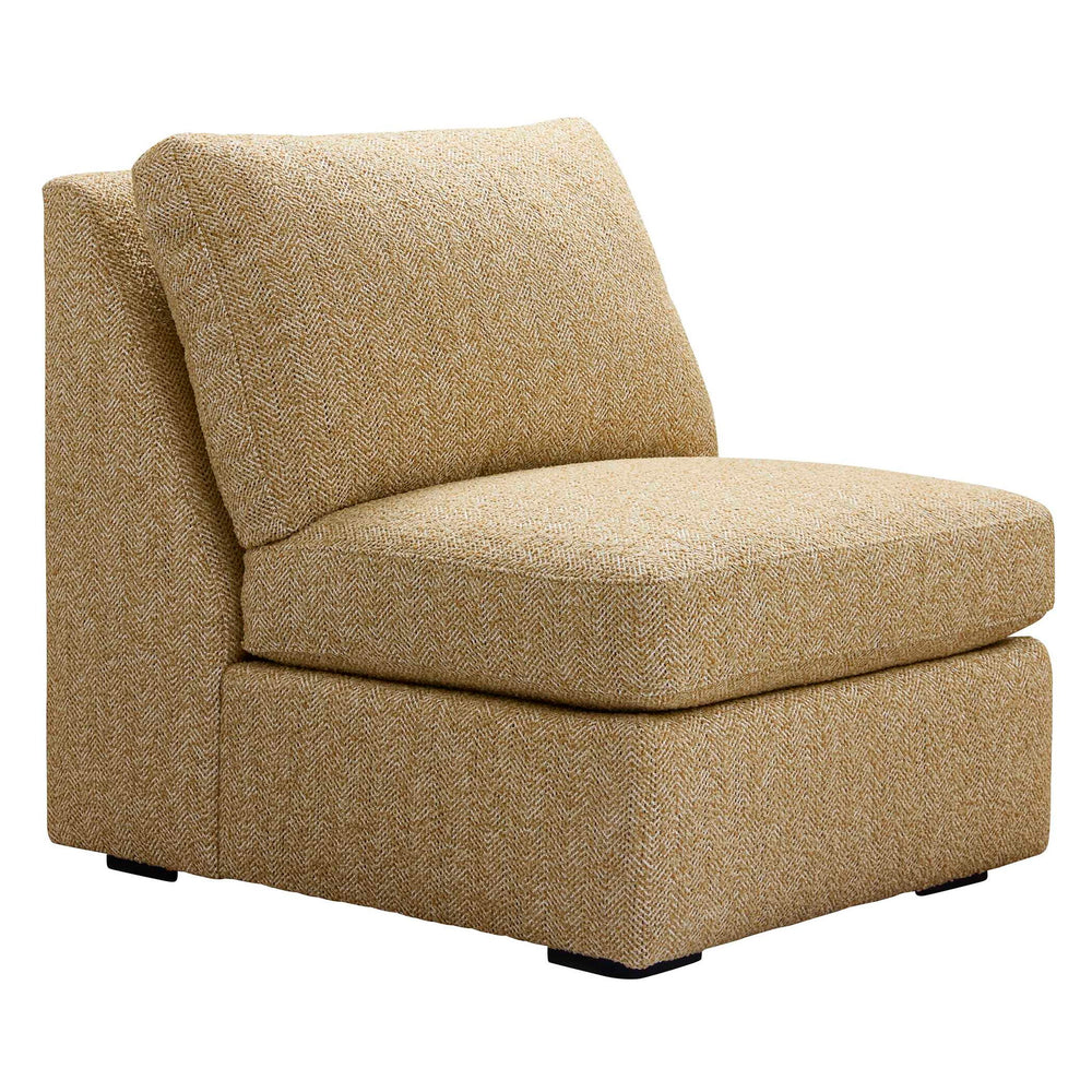 Luxe Sofa - Armless - Tweedy Bird Goldfinch