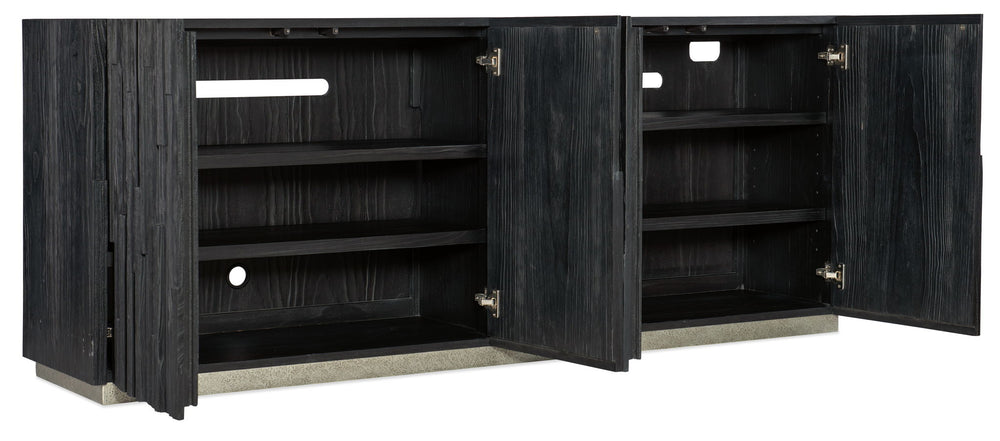 Chapman - Shou Sugi Ban Entertainment Console - Black