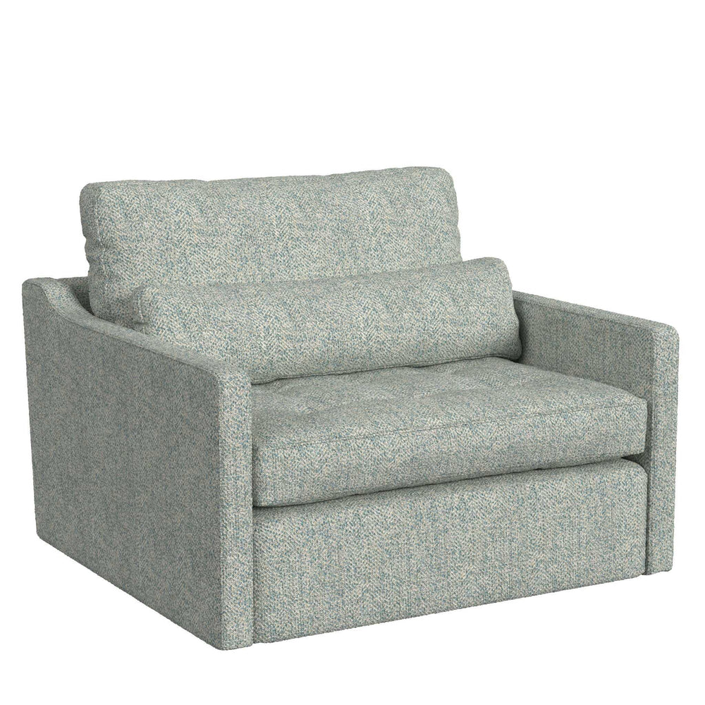 Slope - Tufted Swivel Chair-And-A-Half