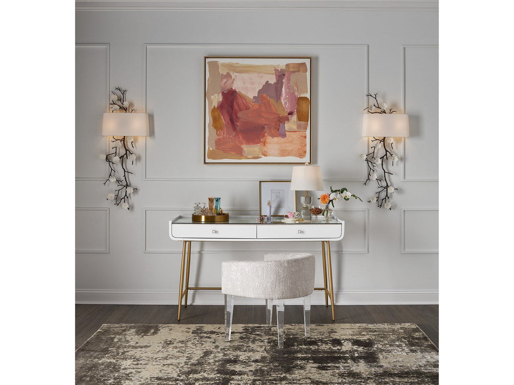 Love. Joy. Bliss.-Miranda Kerr Home - Allure Vanity Desk - White