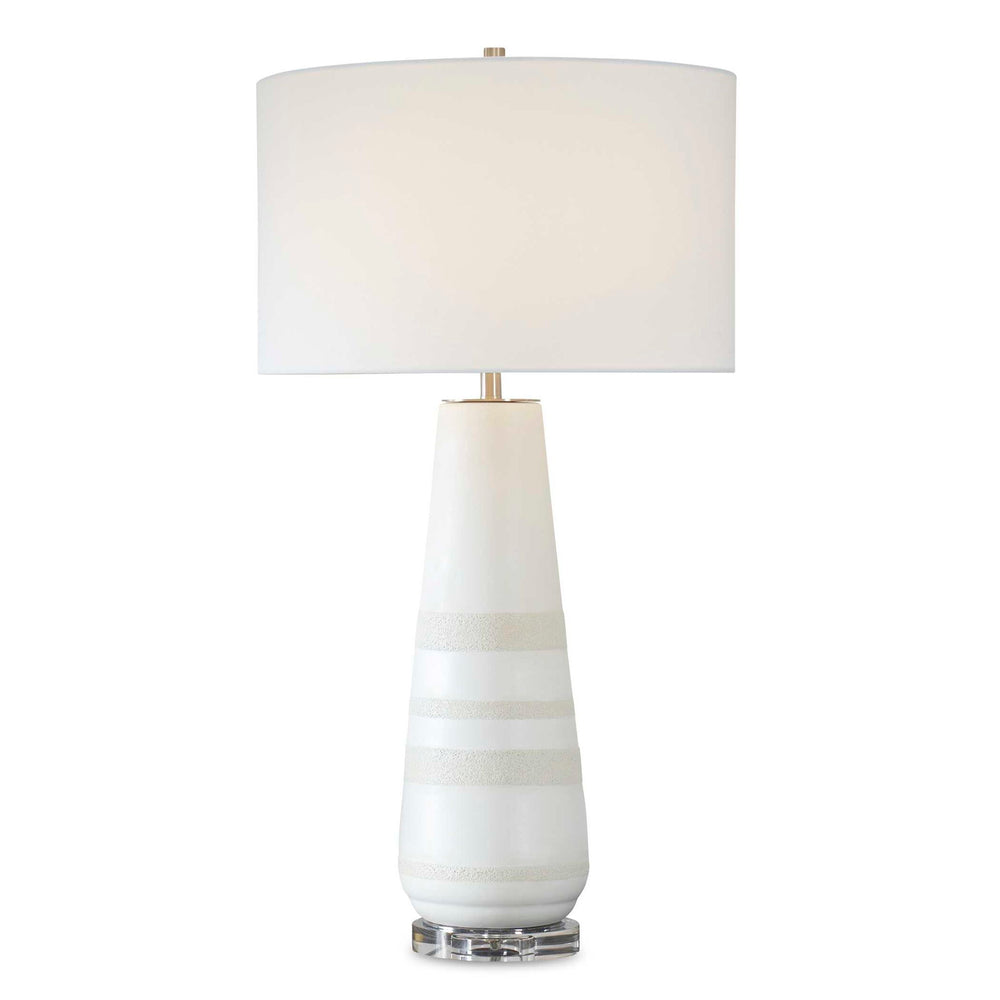 Santino - Crackled Ivory Table Lamp
