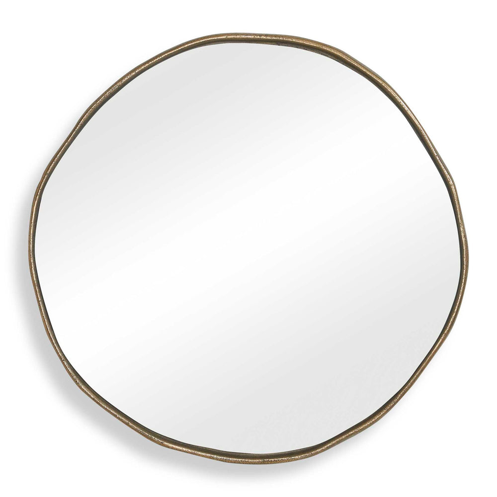 Lowen - Round Mirror - Brass