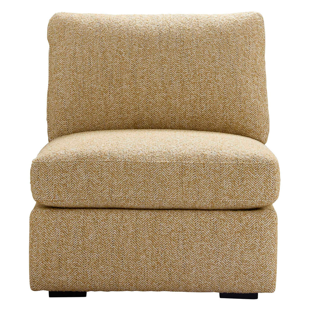 Luxe Sofa - Armless - Tweedy Bird Goldfinch