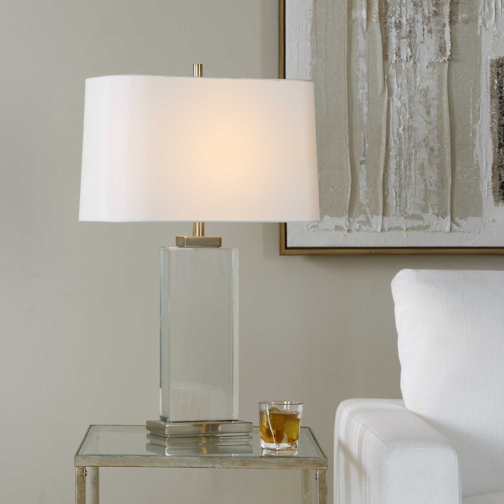 Genevieve - Crystal Table Lamp - Brass,Gold