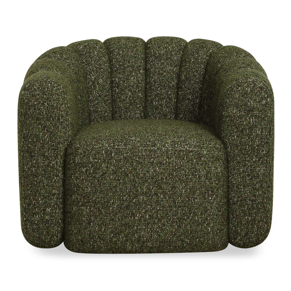 Lenoir - Upholstered Swivel Chair - Green