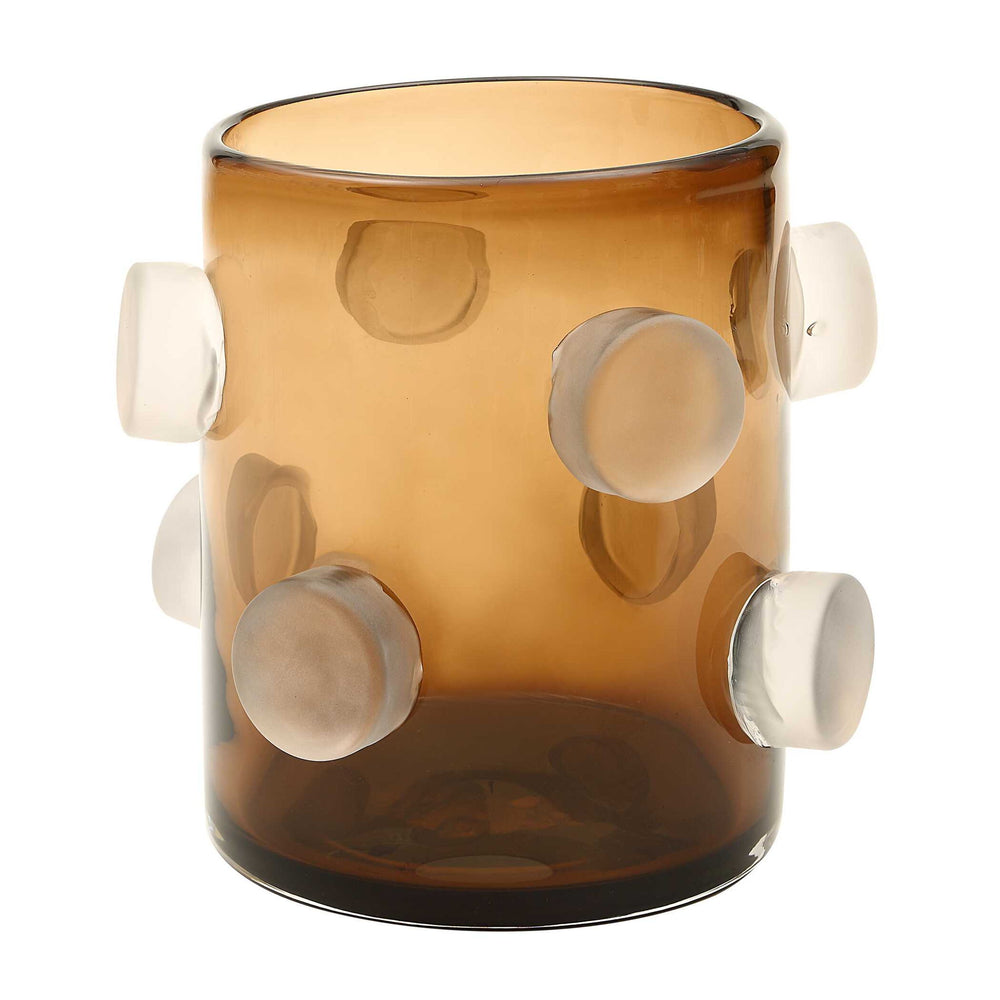 Feeling Pucky - Wide Vase/Chiller - Light Brown