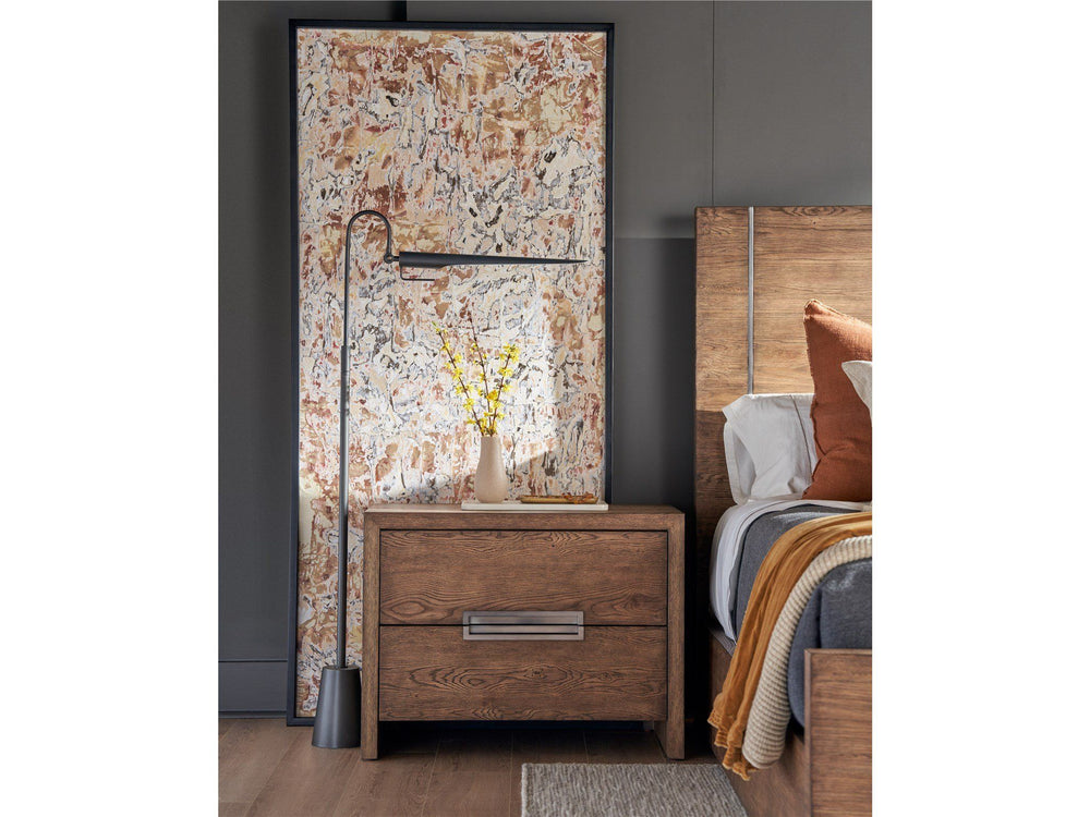 Modern - Atlas Drawer Nightstand - Dark Brown