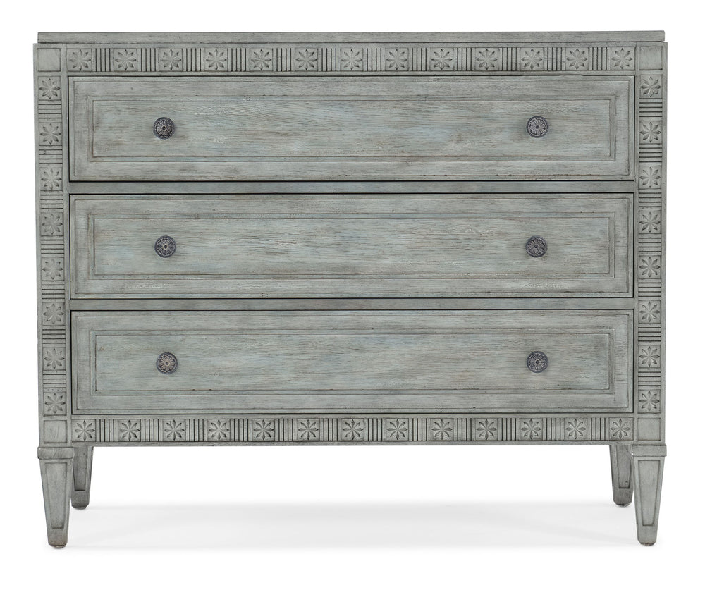 Charleston - Three-Drawer Chest - Light Blue