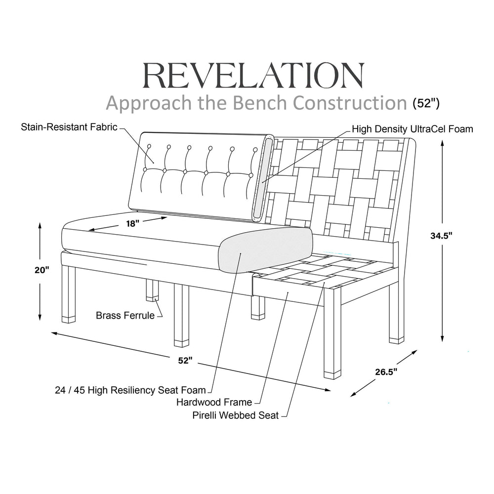 Approach The Bench - Banquette