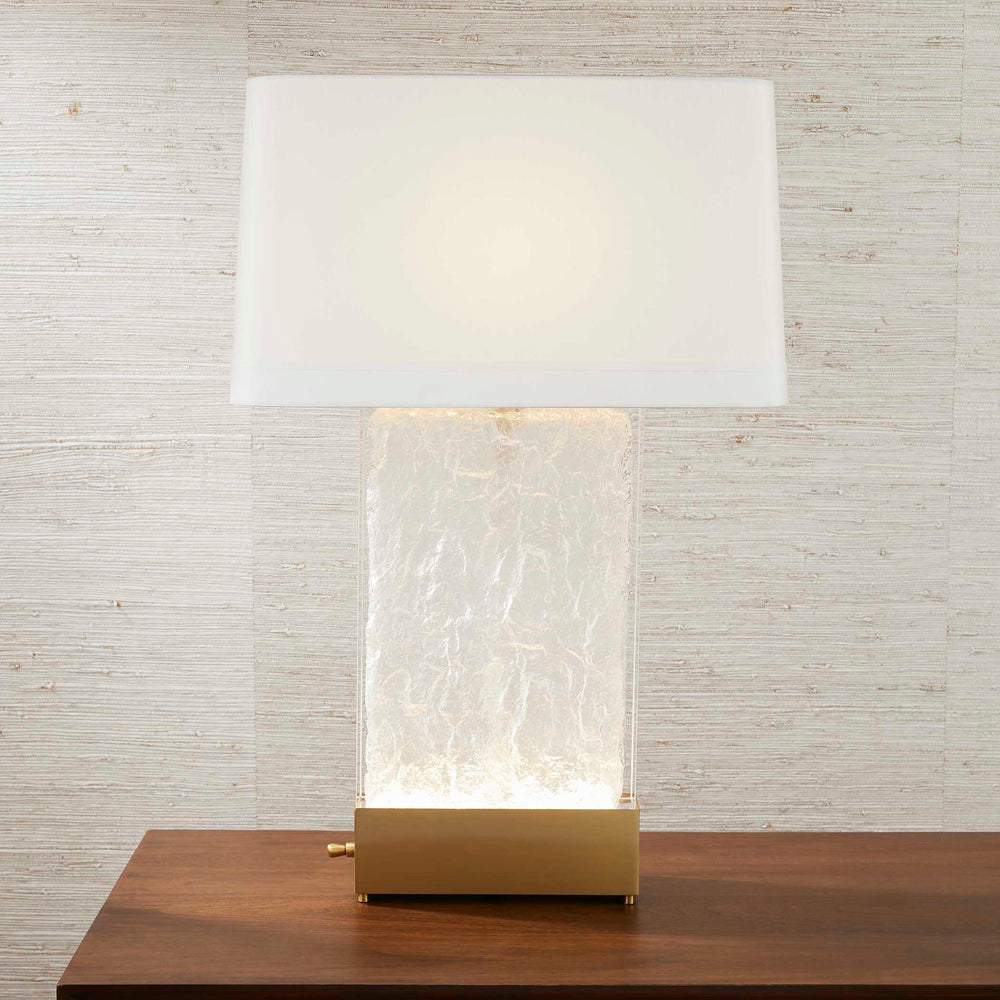 Lit Glacier - Table Lamp - White