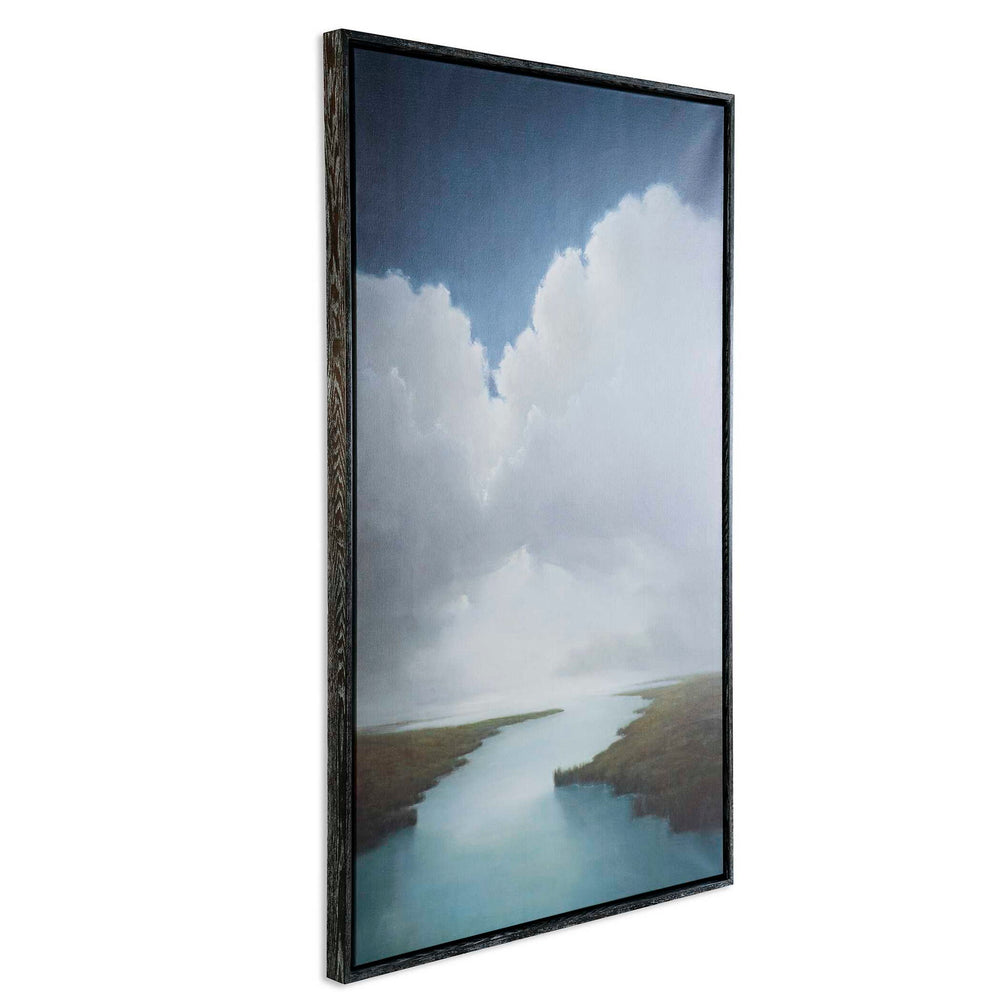 Low Country - Framed Canvas - Blue / Green / White