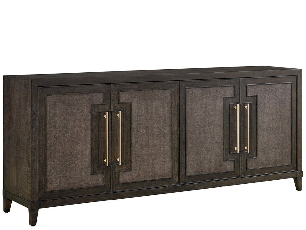 Fenwick - Embossed Credenza - Dark Brown