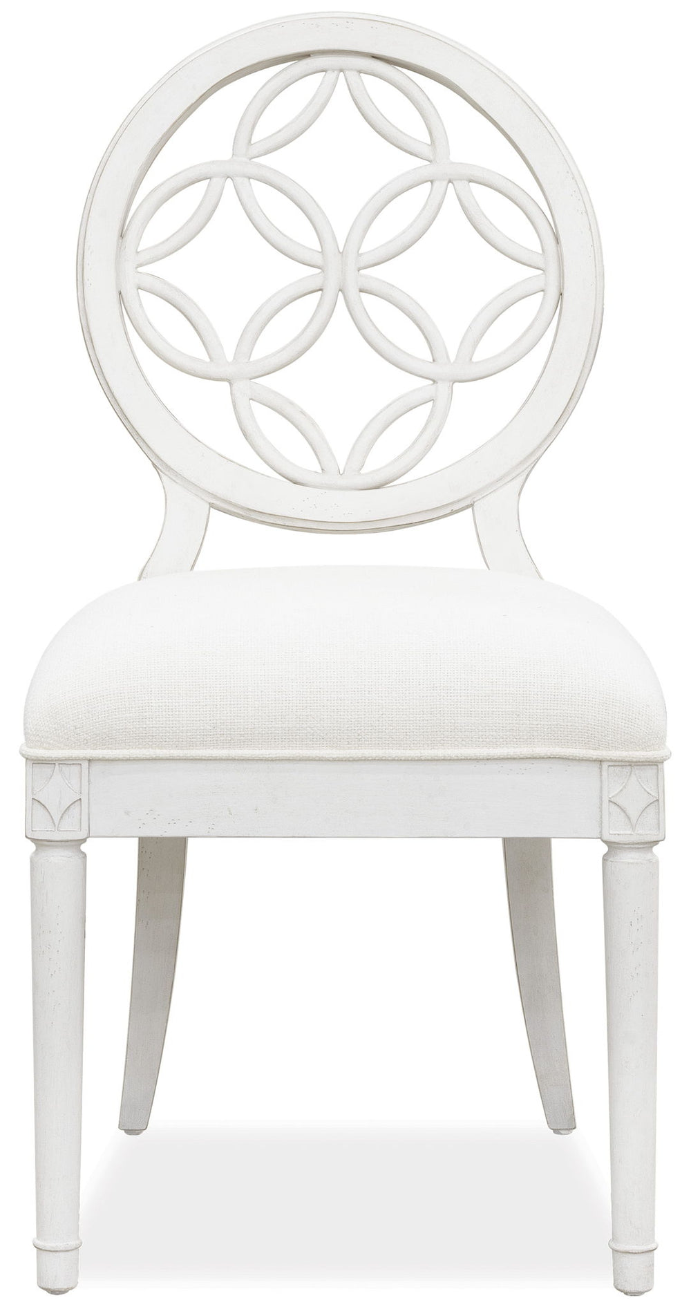 Melange - Brynlee Side Chair - White