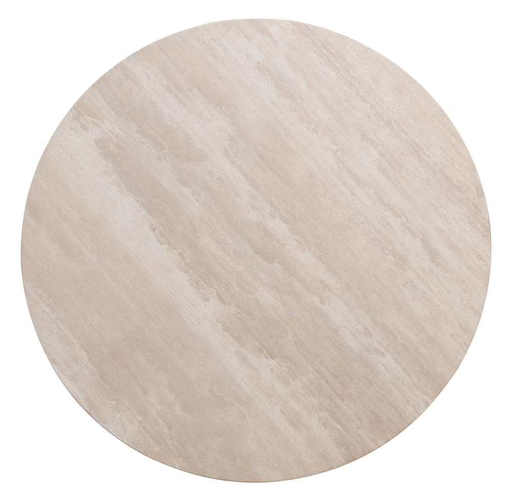 Commerce And Market - Table Talk Chat Table - Champagne / Gray