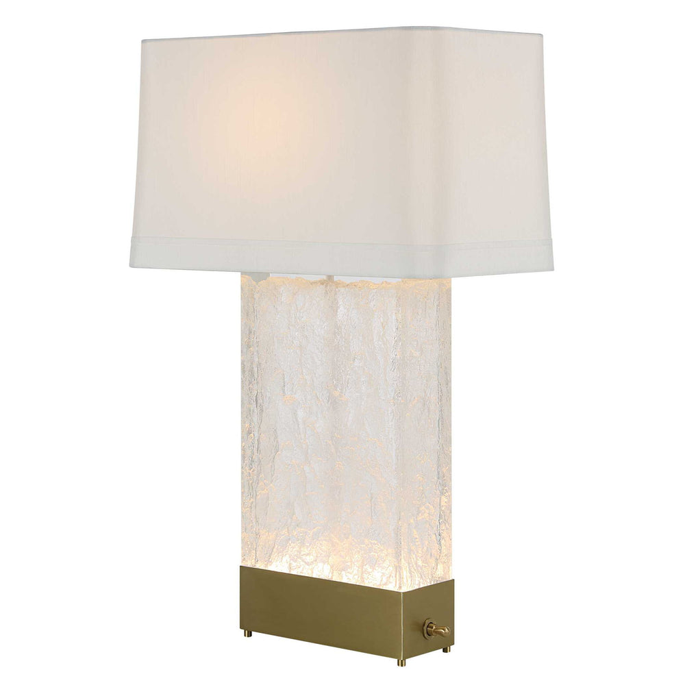 Lit Glacier - Table Lamp - White