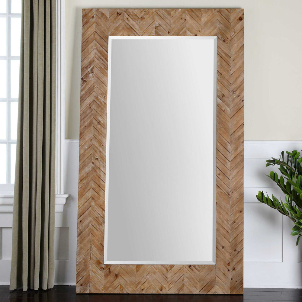 Demetria - Wooden Mirror