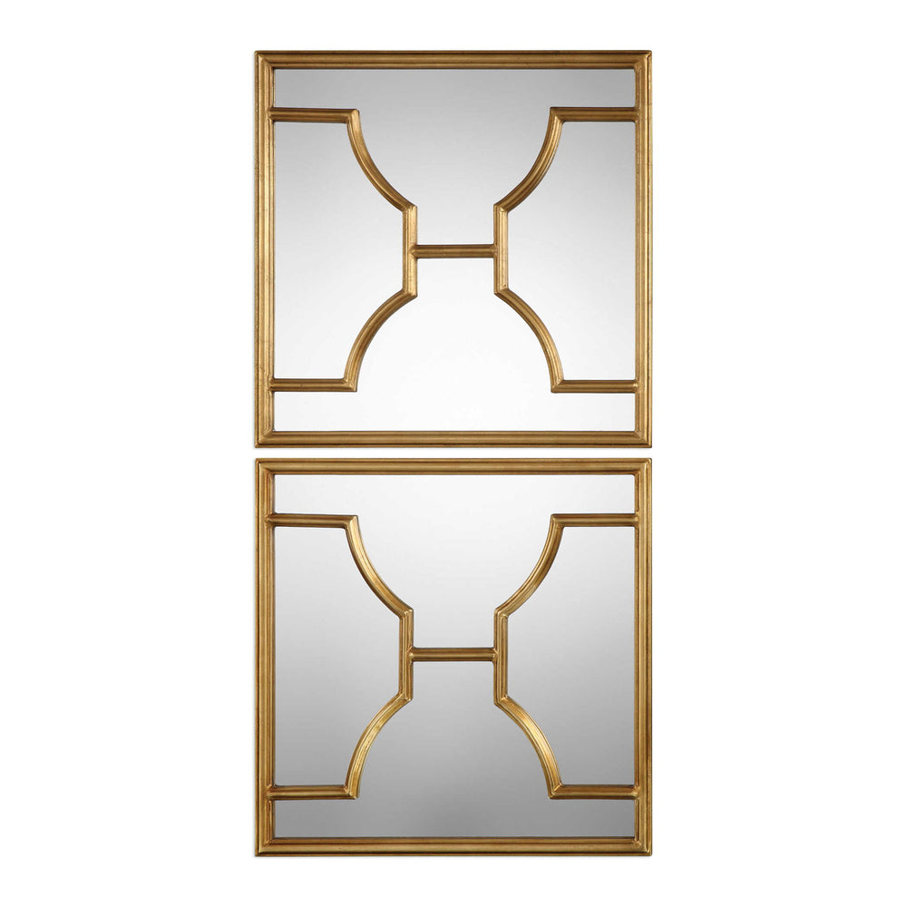 Misa - Square Mirrors (Set of 2) - Gold