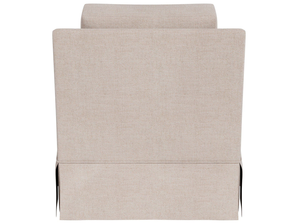 Filmore - Skirted Swivel Chair, Special Order - Beige