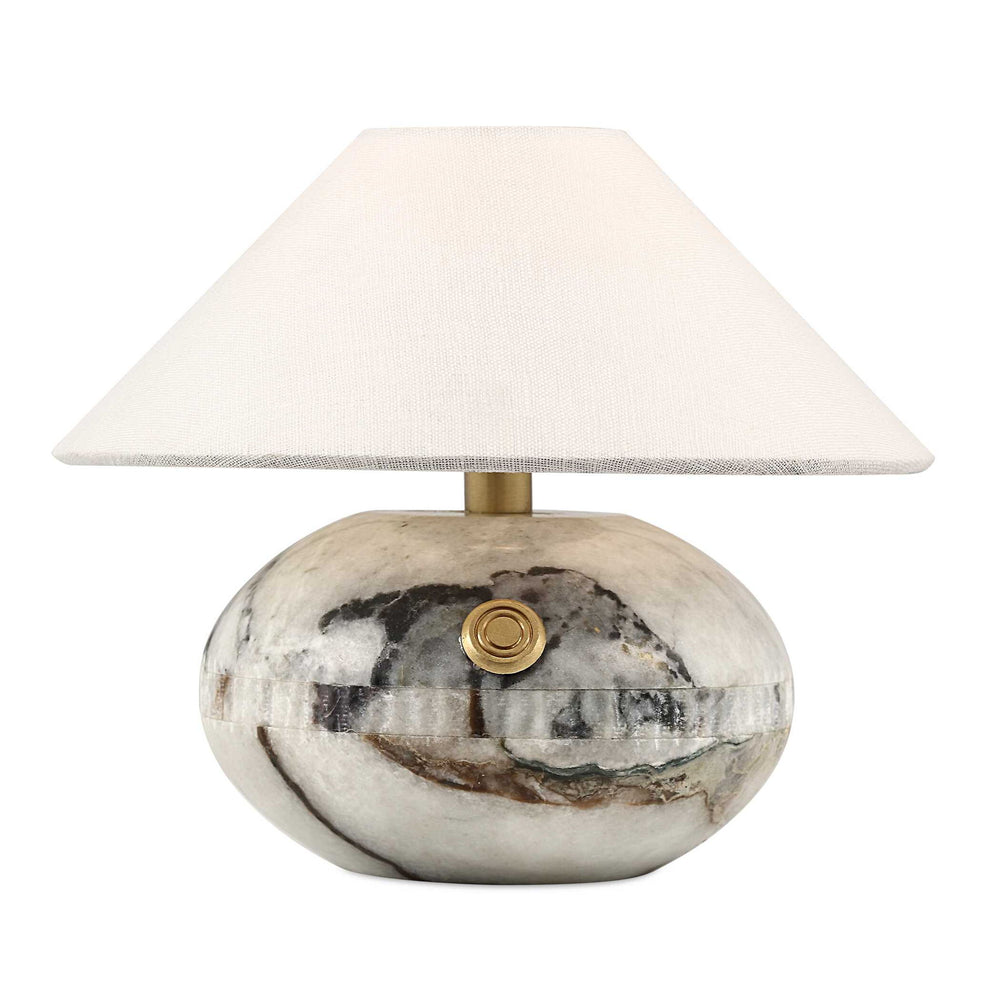 Curling - Stone Rechargeable Mini Lamp - White / Black