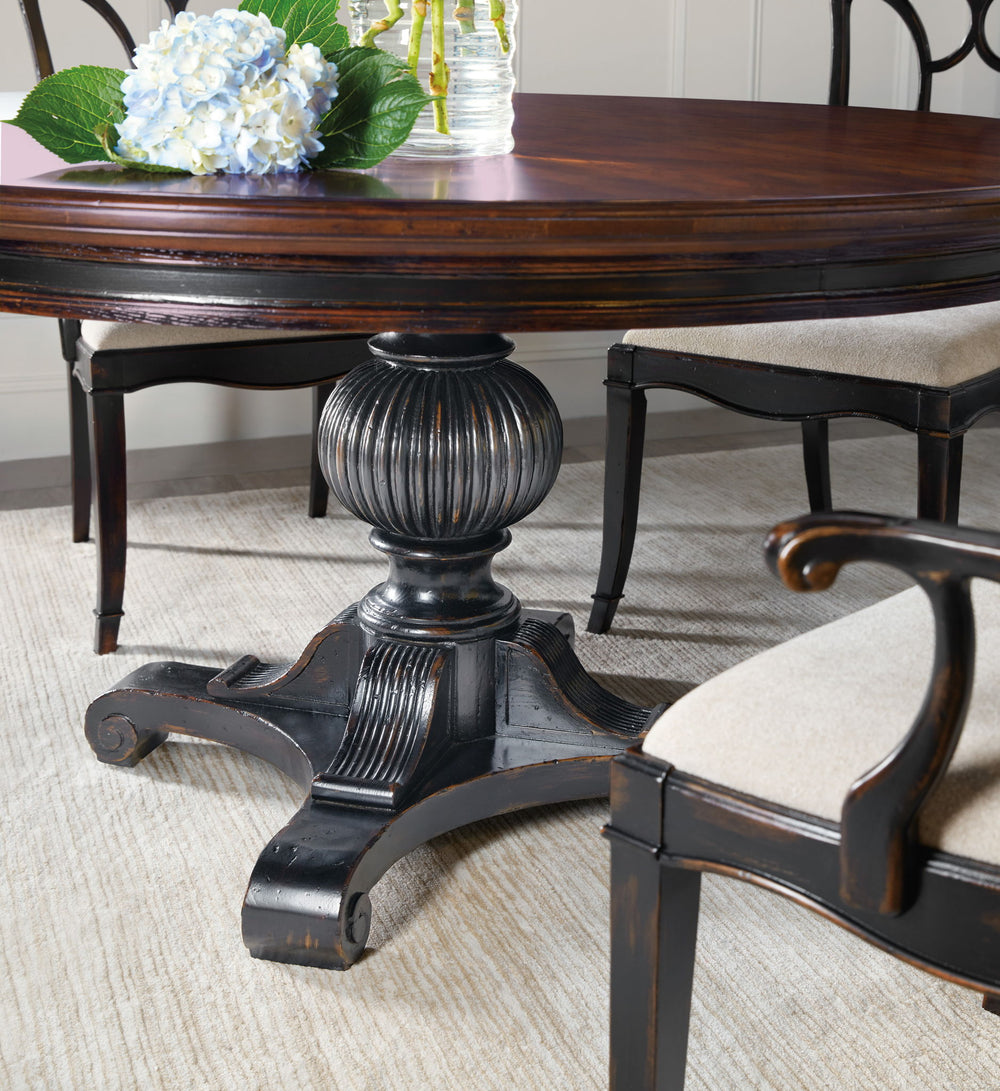 Charleston - Round Pedestal Dining Table With 1-20