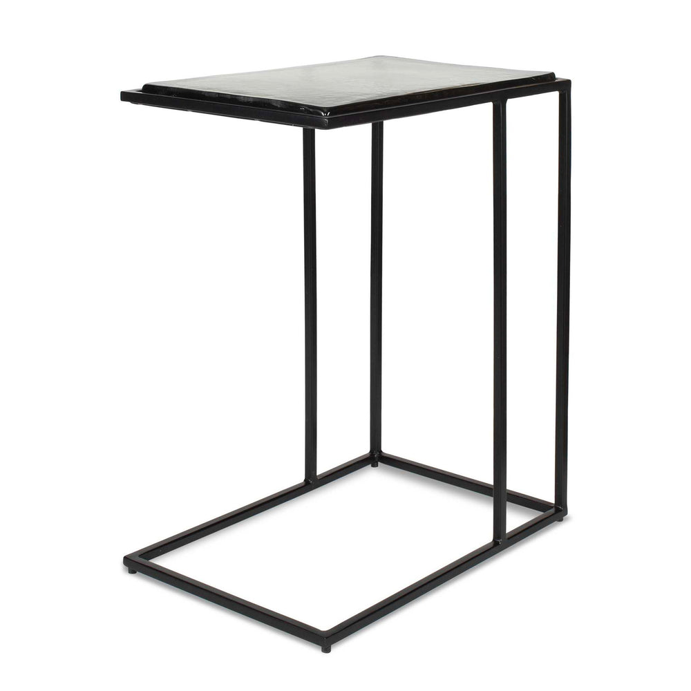 Mateo - Glass Top Accent Table - Black
