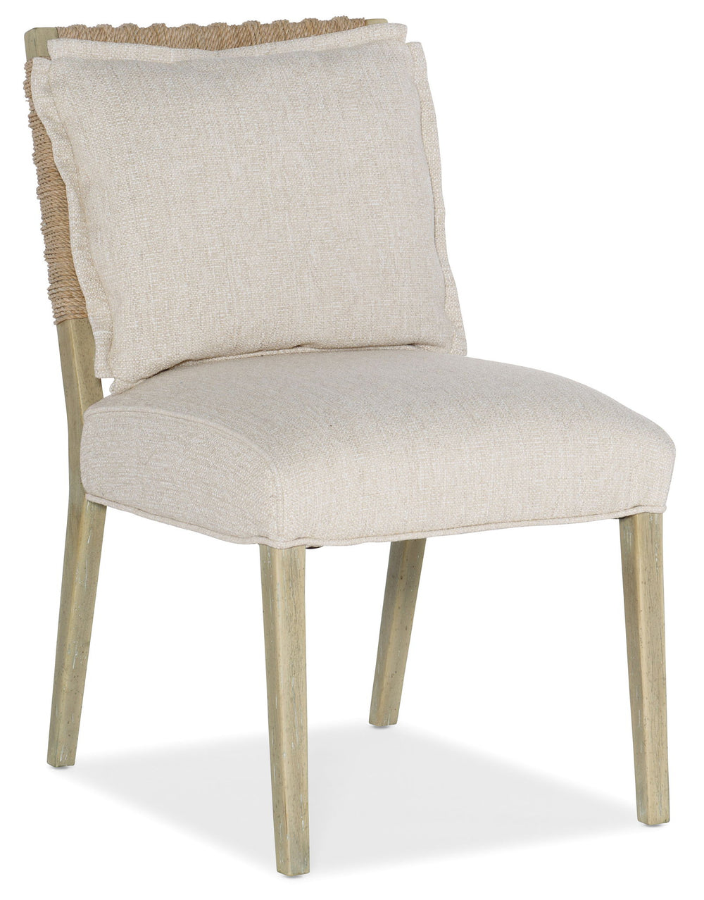 Surfrider - Woven Back Side Chair (Set of 2) - Beige / Light Brown
