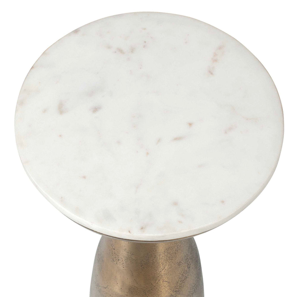 Torin - Drink Table - Gold / White