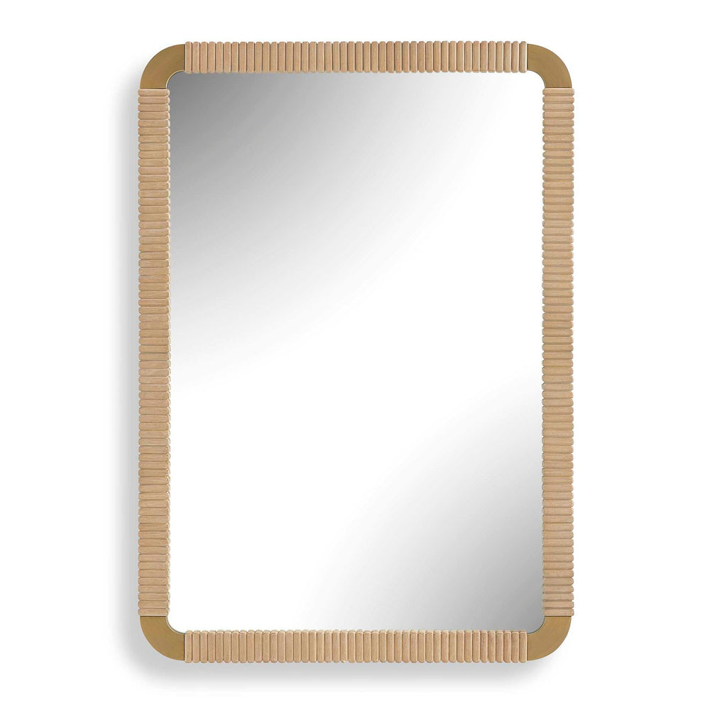 Heinrich - Wood Mirror - Brass / Gold / Woodtone