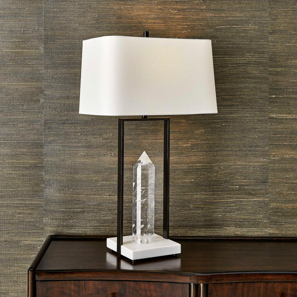 Crystal Point - Sculpture - Pearl Silver