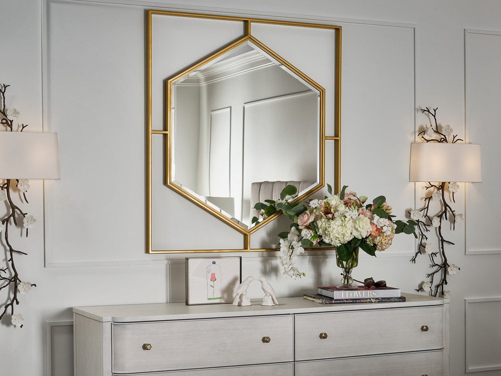 Love. Joy. Bliss.-Miranda Kerr Home - Love Joy Bliss Mirror - Gold