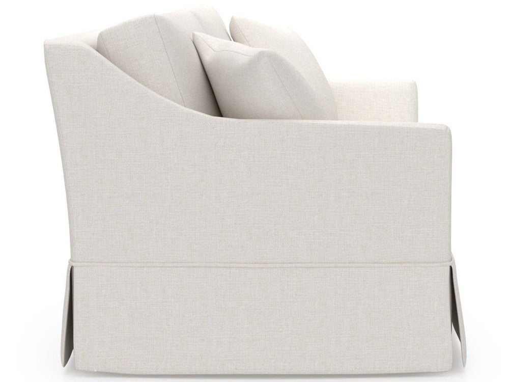 Madison - Skirted Apartment Sofa, Special Order - White