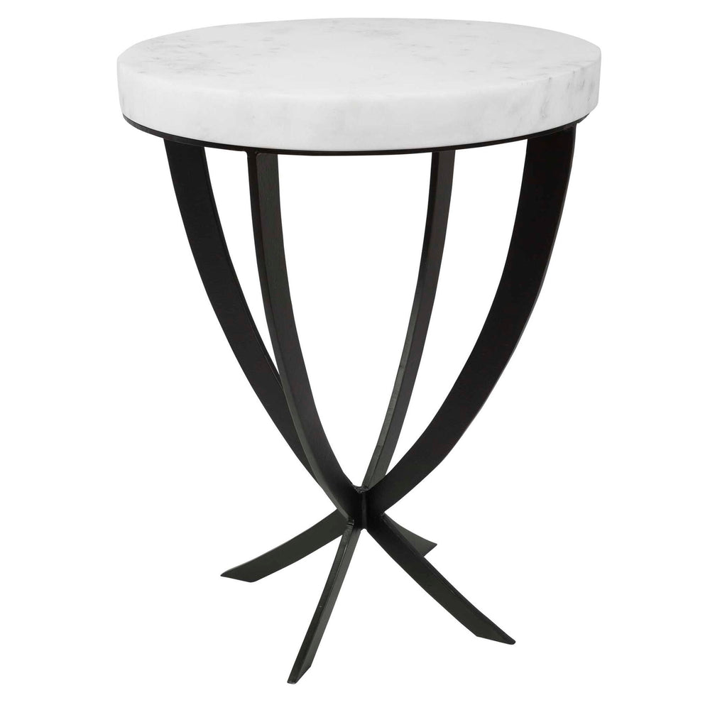 Coronation - Accent Table - Black / White