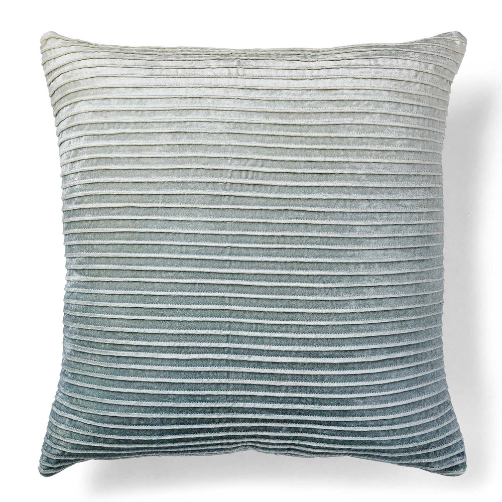 Fade Out - Velvet Pillow - Blue