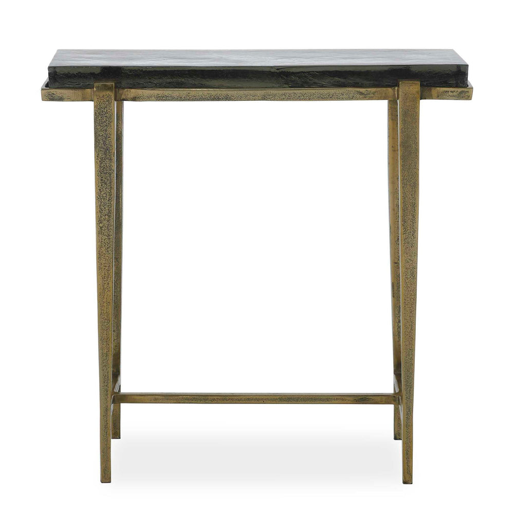Preston - Rectangular Accent Table - Brass,Gold