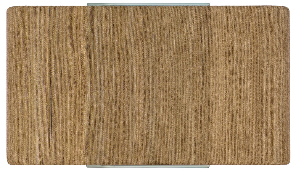 Amani - Rope And Glass Cocktail Table - Light Brown