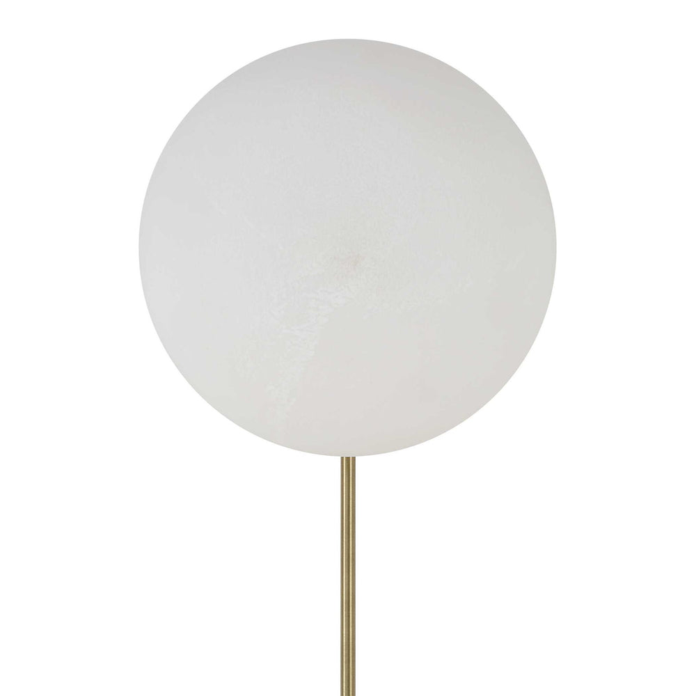 New Moon - Sconce - White / Bright Brass