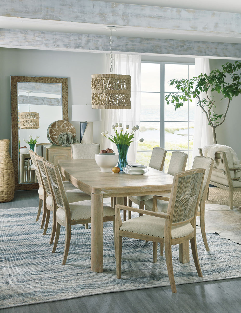 Surfrider - Rectangle Dining Table With 1-18