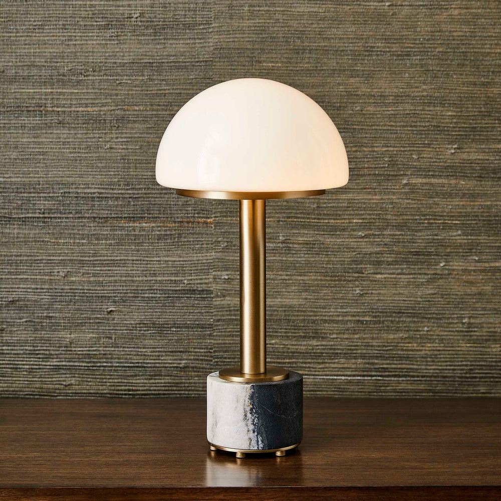Mushroom - Mini Lamp - Panda Marble