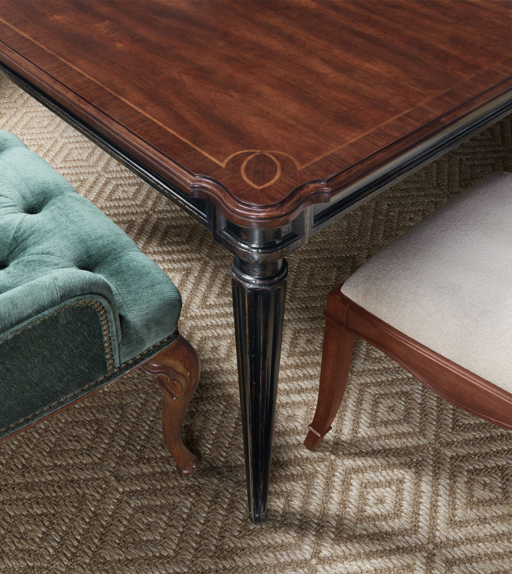 Charleston - Rectangle Leg Dining Table With 2-22