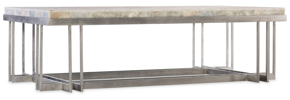 Melange - Marin Rectangle Cocktail Table - Gray