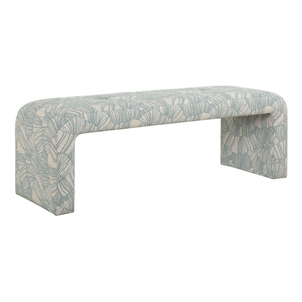 Amie - Bench - Spa Blue