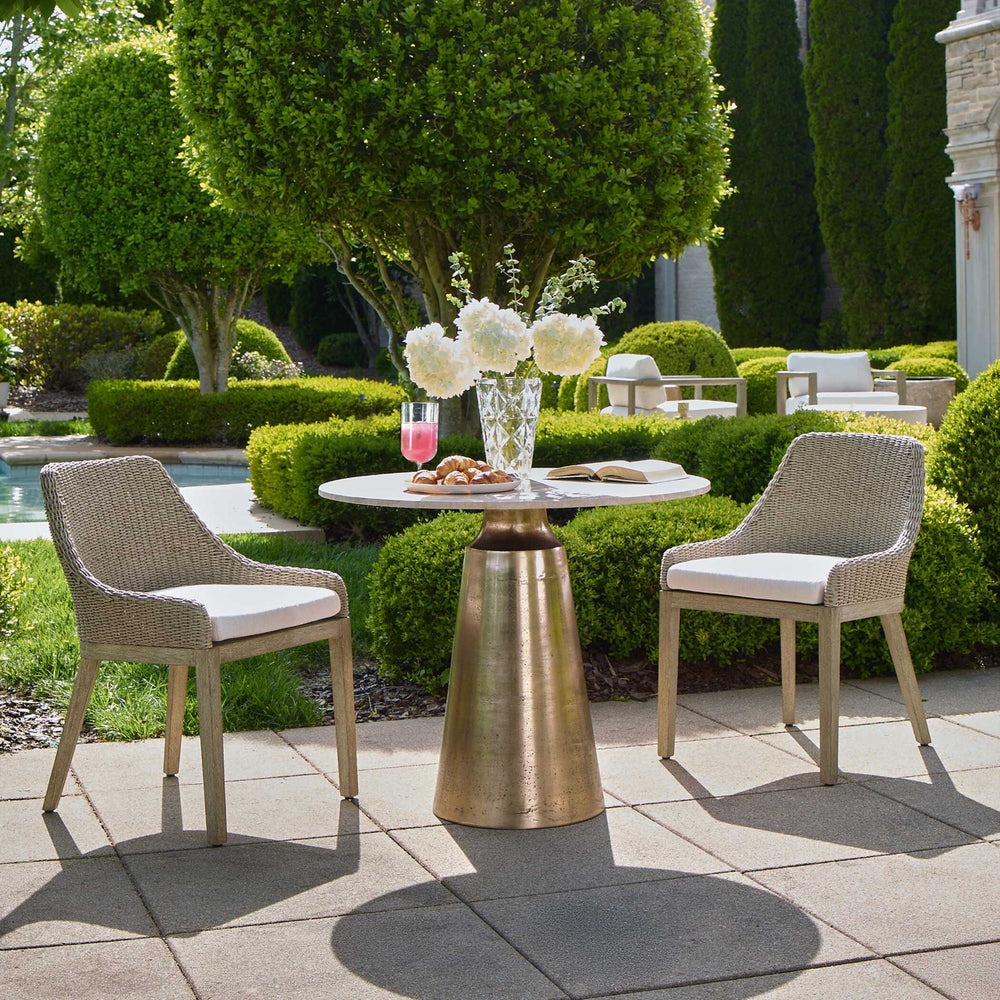 Midsummer - Indoor-Outdoor Bistro Table - Brass