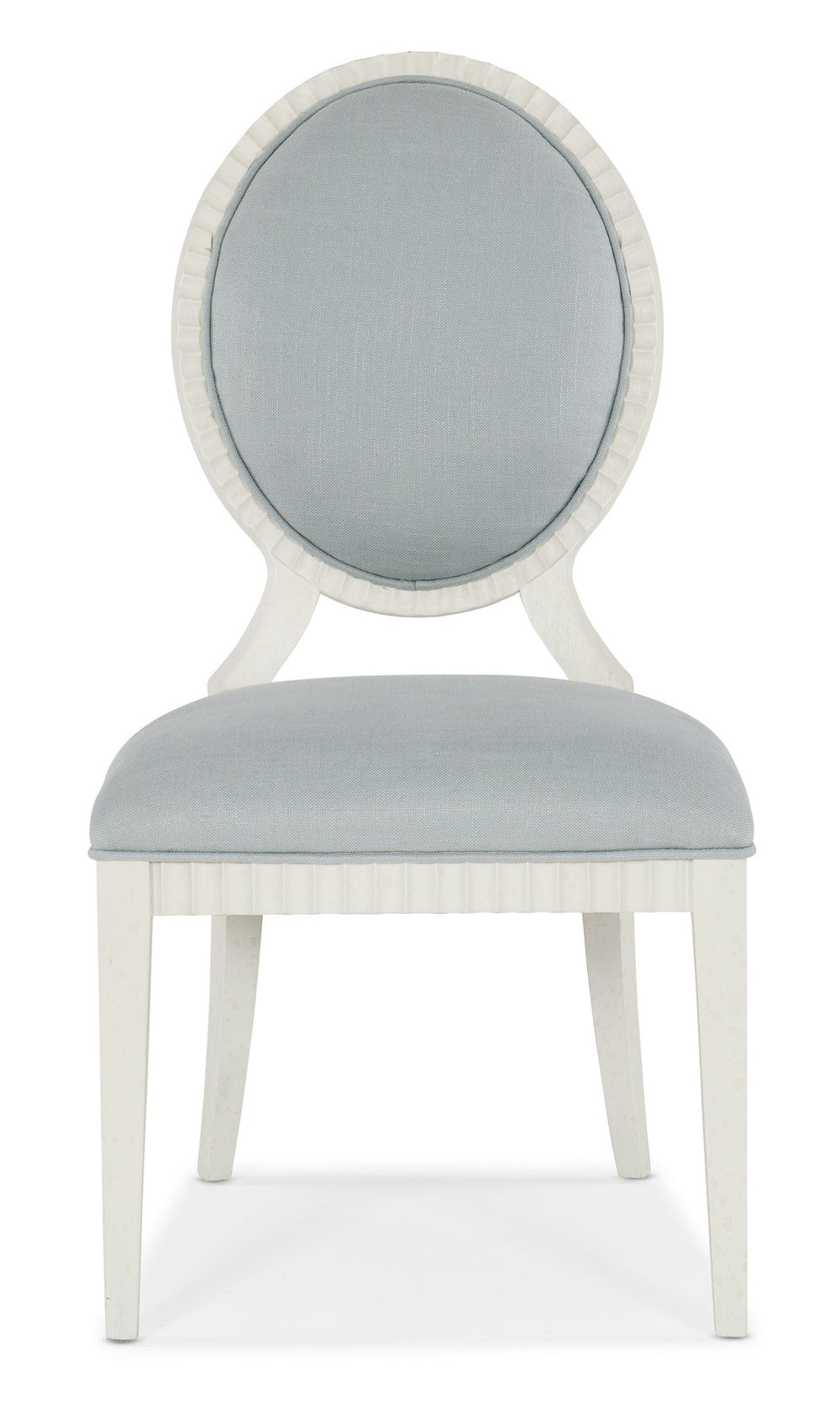 Serenity - Martinique Side Chair (Set of 2) - White / Pearl Silver